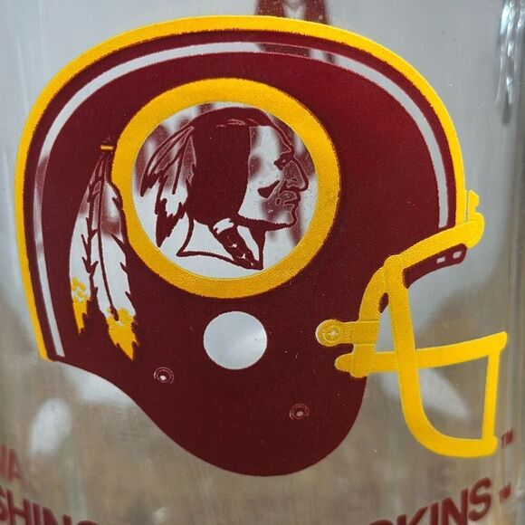 Washington Redskins Glass Mug Vintage Beer Stein Slim Jim NFL Football - Picture 2 of 7